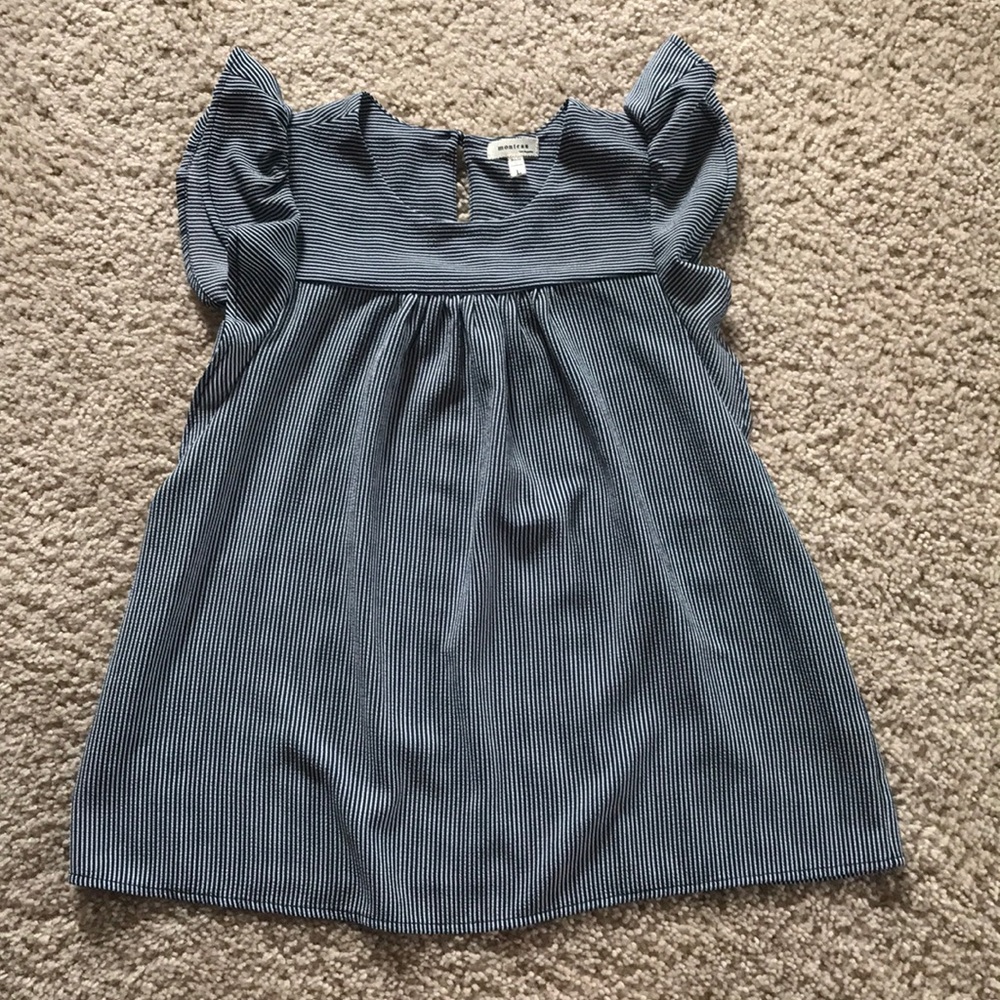Girls size L stripe top